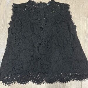 Generation Love Black Lace Top